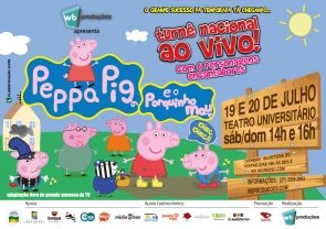 Adaptação de Peppa Pig tem sessões hoje